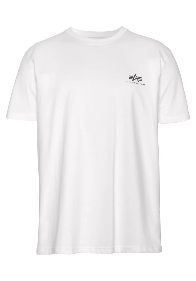 Alpha Industries Rundhalsshirt »BASIC T SMALL LOGO« Baumwolle, regular fit