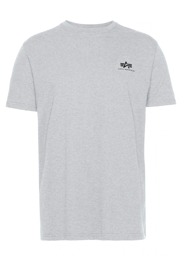 Alpha Industries Rundhalsshirt »BASIC T SMALL LOGO« Baumwolle, regular fit