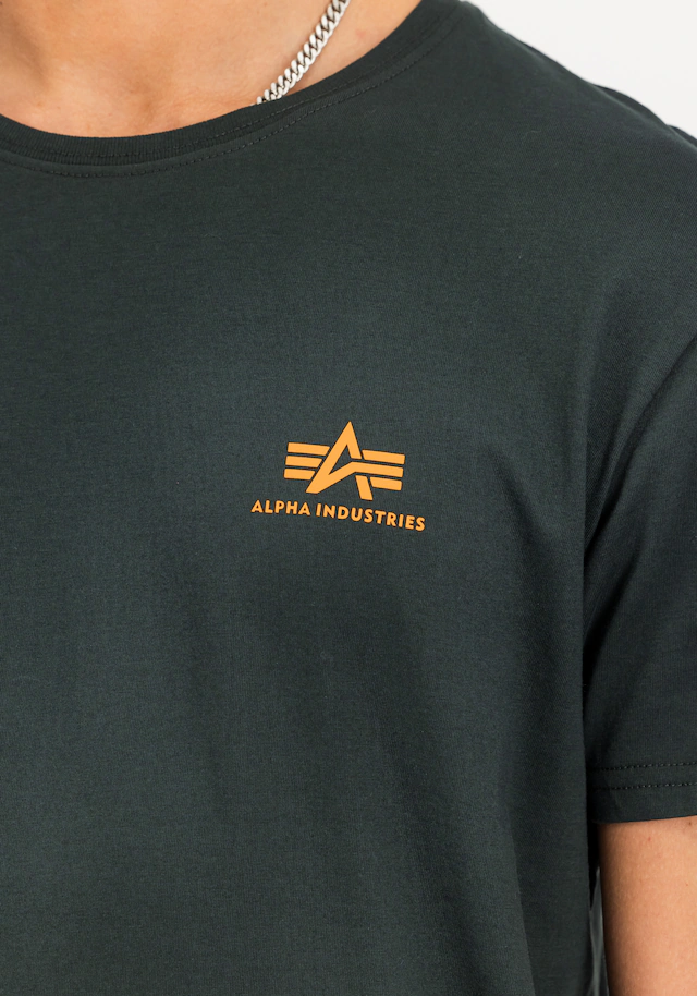Alpha Industries Rundhalsshirt »BASIC T SMALL LOGO« Baumwolle, regular fit