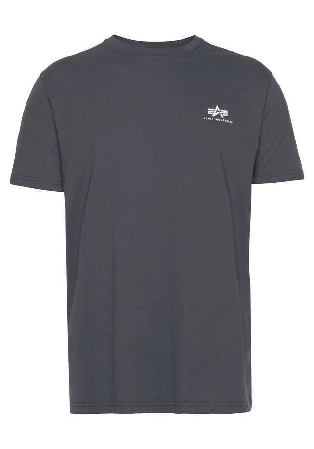 Alpha Industries Rundhalsshirt »BASIC T SMALL LOGO« Baumwolle, regular fit