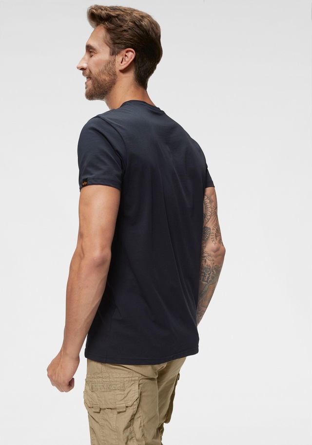Alpha Industries Rundhalsshirt »BASIC T SMALL LOGO« Baumwolle, regular fit