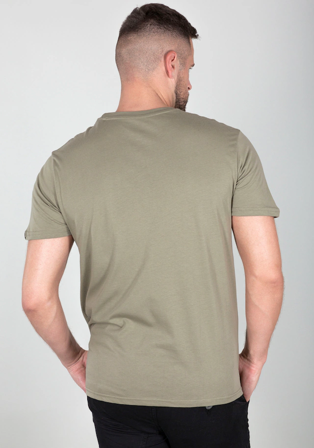 Alpha Industries Rundhalsshirt »BASIC T SMALL LOGO« Baumwolle, regular fit