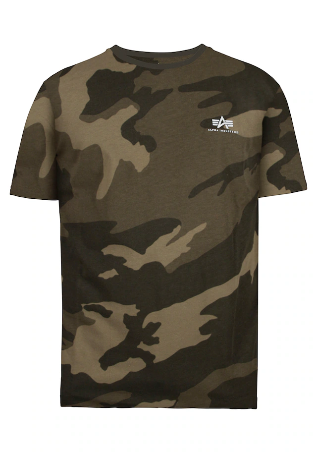 Alpha Industries Rundhalsshirt »BASIC T SMALL LOGO« Baumwolle, regular fit