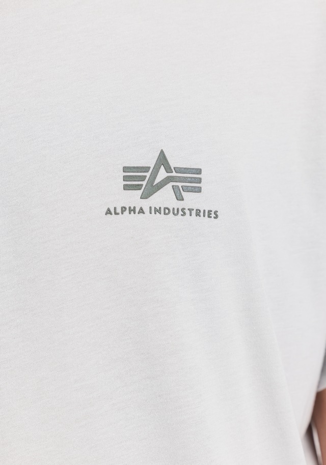 Alpha Industries Rundhalsshirt »BASIC T SMALL LOGO« Baumwolle, regular fit