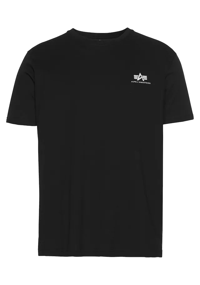 Alpha Industries Rundhalsshirt »BASIC T SMALL LOGO« Baumwolle, regular fit