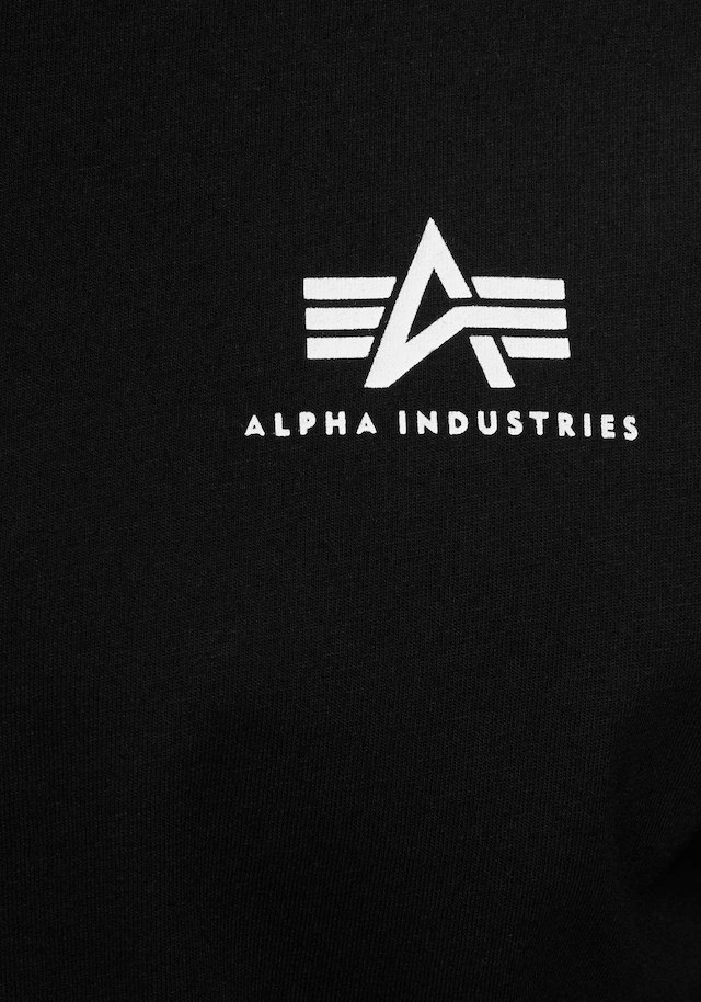 Alpha Industries Rundhalsshirt »BASIC T SMALL LOGO« Baumwolle, regular fit