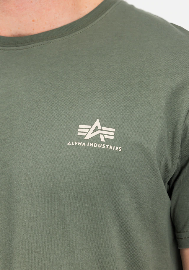 Alpha Industries Rundhalsshirt »BASIC T SMALL LOGO« Baumwolle, regular fit