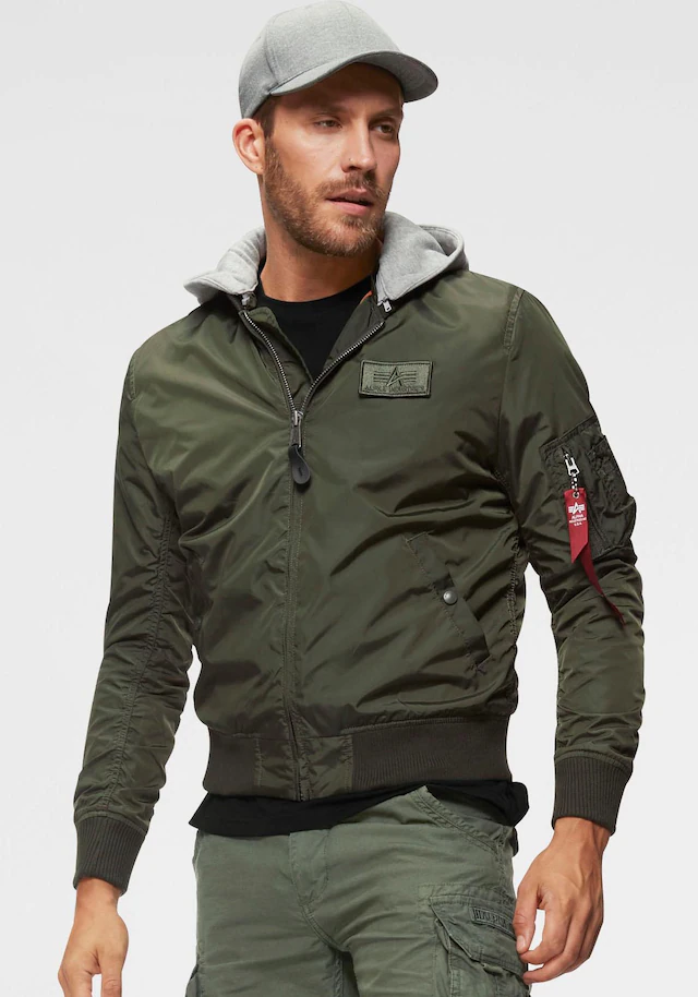 Alpha Industries Bomberjacke »MA-1 TT HOOD« mit Kapuze