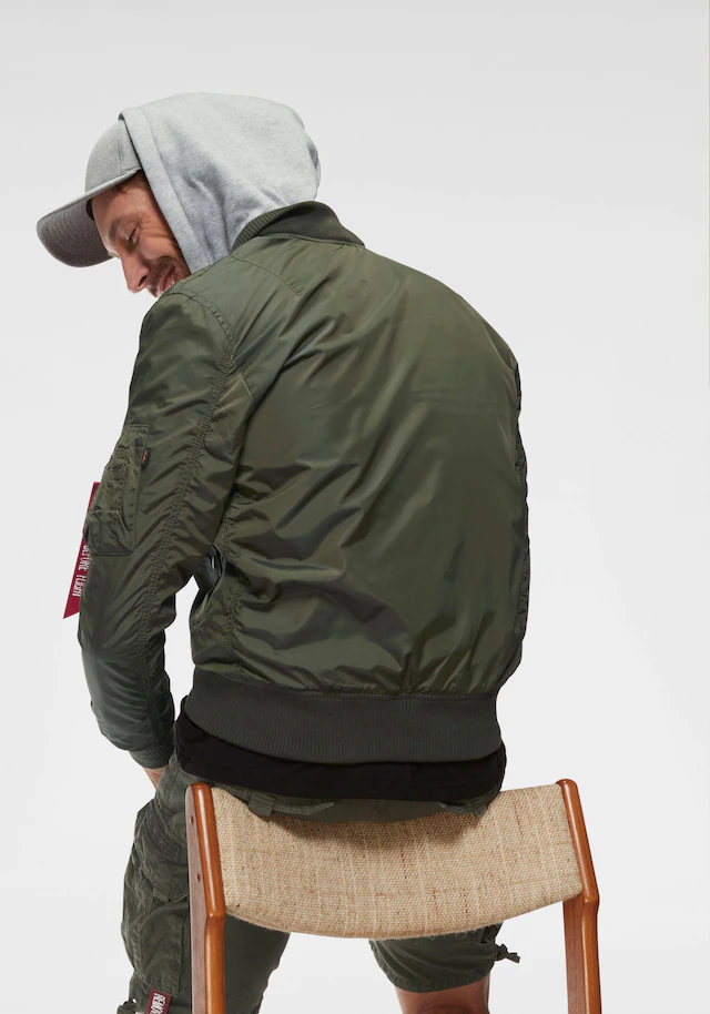 Alpha Industries Bomberjacke »MA-1 TT HOOD« mit Kapuze
