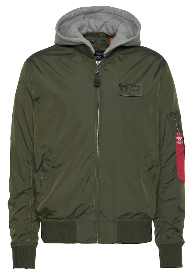 Alpha Industries Bomberjacke »MA-1 TT HOOD« mit Kapuze