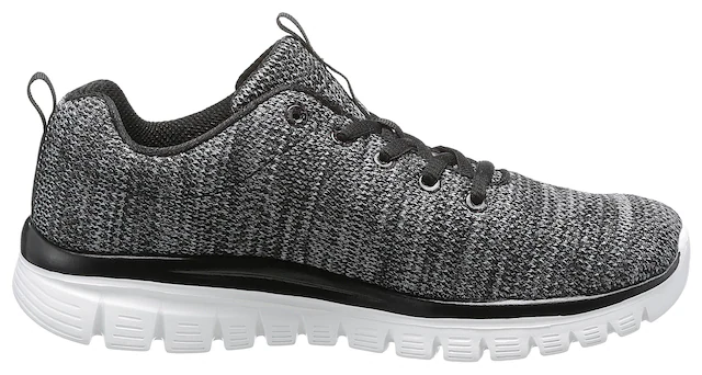 Skechers Sneaker »Graceful - Twisted Fortune« Freizeitschuh, Halbschuh, Schnürschuh mit Memory Foam