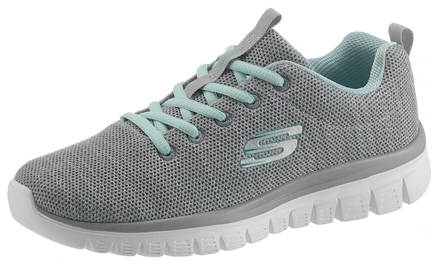 Skechers Sneaker »Graceful - Twisted Fortune« Freizeitschuh, Halbschuh, Schnürschuh mit Memory Foam