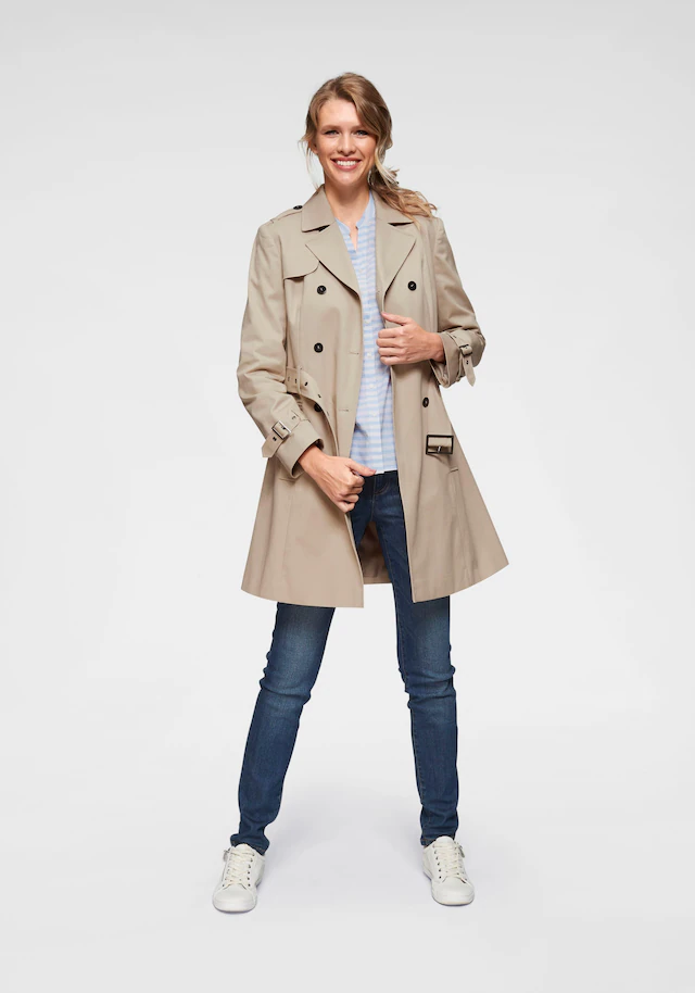 Aniston CASUAL Trenchcoat mit Gürtel zum Regulieren