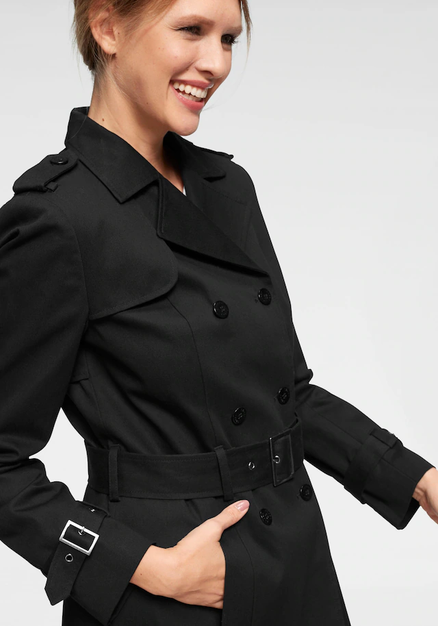 Aniston CASUAL Trenchcoat mit Gürtel zum Regulieren