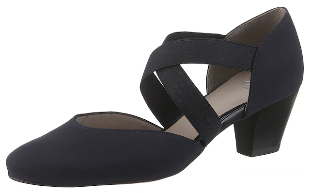 Ara Spangenpumps »TOULOUSE« , Abendschuh, Festtagsschuh, Trichterabsatzmit elastischen Riemchen