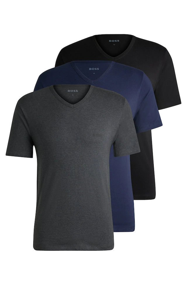 BOSS V-Shirt »T-Shirt VN 3P CO« Packung,