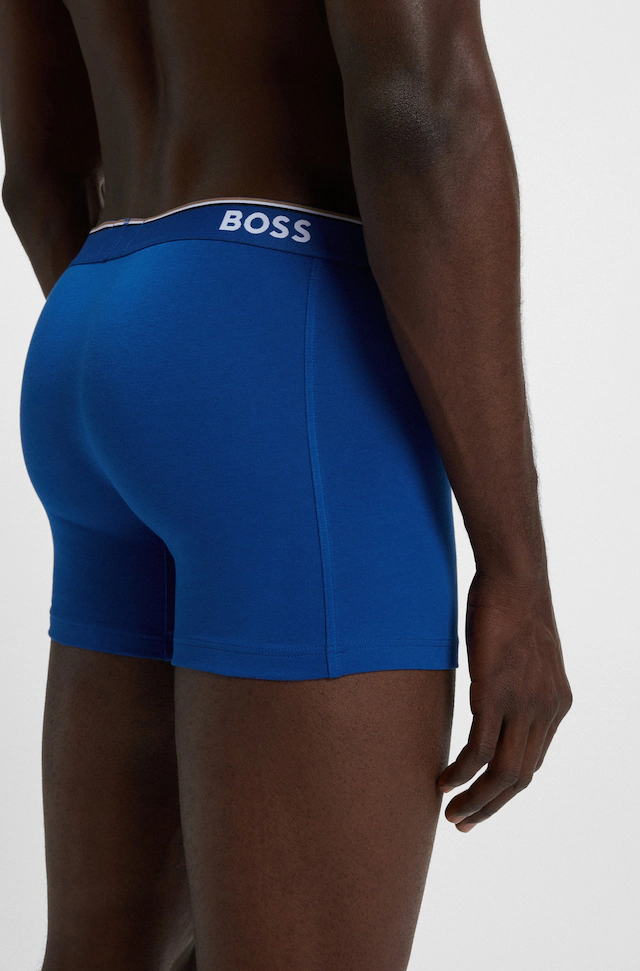 BOSS Boxer »Boxer 3 PACK« mit farblich passendem Webbund
