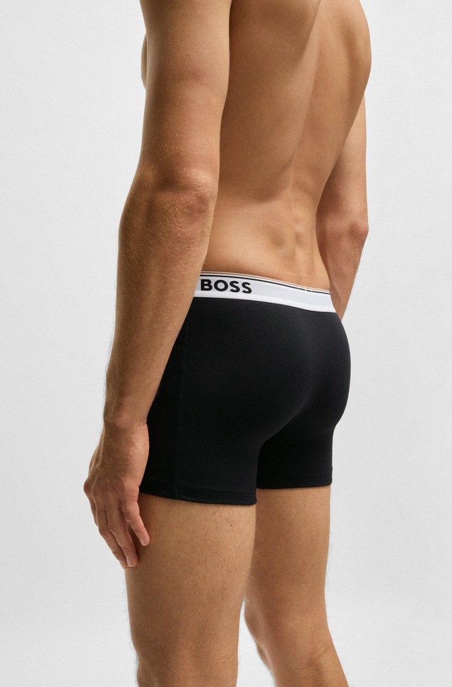 BOSS Boxer »Boxer 3 PACK« mit farblich passendem Webbund