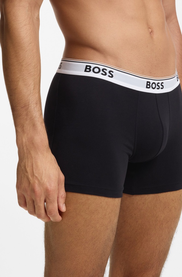 BOSS Boxer »Boxer 3 PACK« mit farblich passendem Webbund