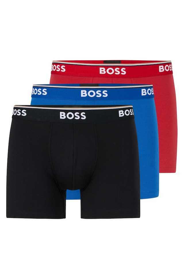 BOSS Boxer »Boxer 3 PACK« mit farblich passendem Webbund