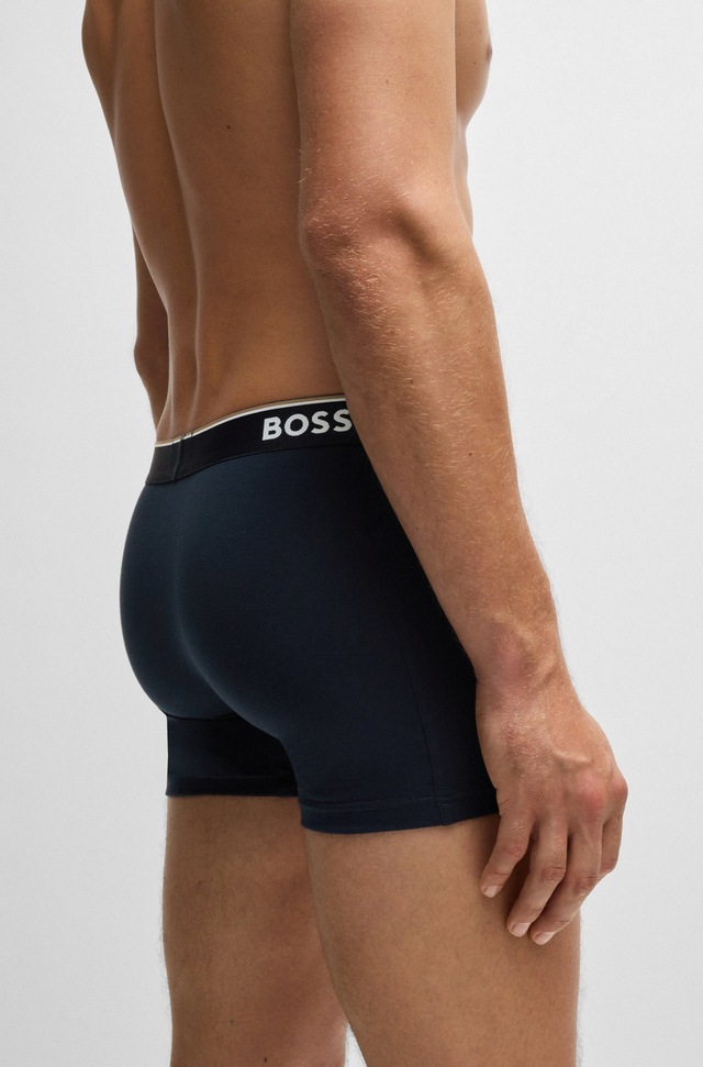 BOSS Boxer »Boxer 3 PACK« mit farblich passendem Webbund