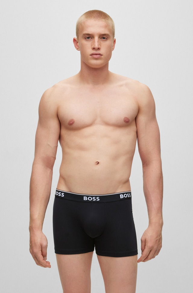 BOSS Boxer »Boxer 3 PACK« mit farblich passendem Webbund