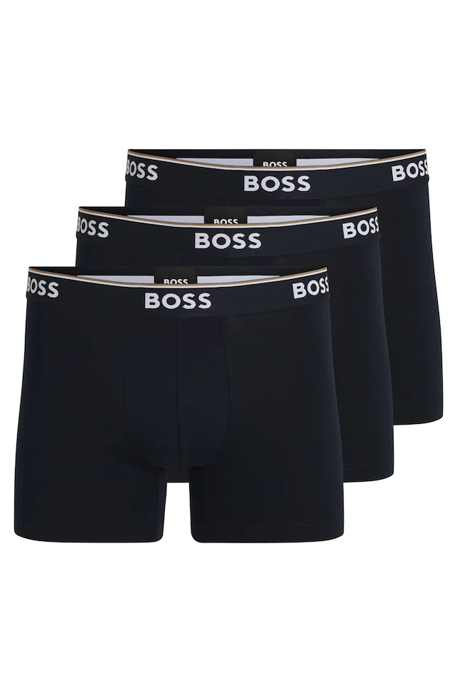 BOSS Boxer »Boxer 3 PACK« mit farblich passendem Webbund