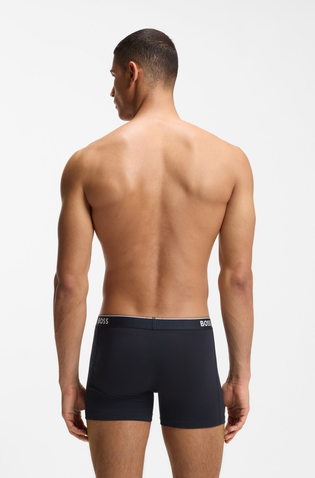BOSS Boxer »Boxer 3 PACK« mit farblich passendem Webbund