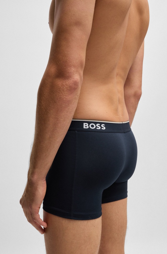 BOSS Boxer »Boxer 3 PACK« mit farblich passendem Webbund