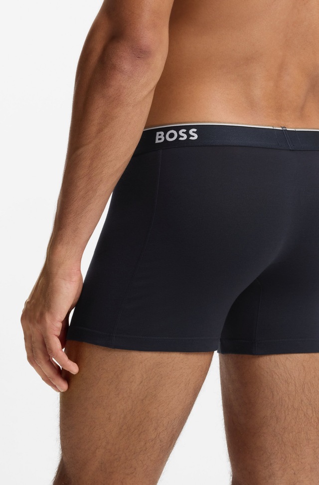 BOSS Boxer »Boxer 3 PACK« mit farblich passendem Webbund