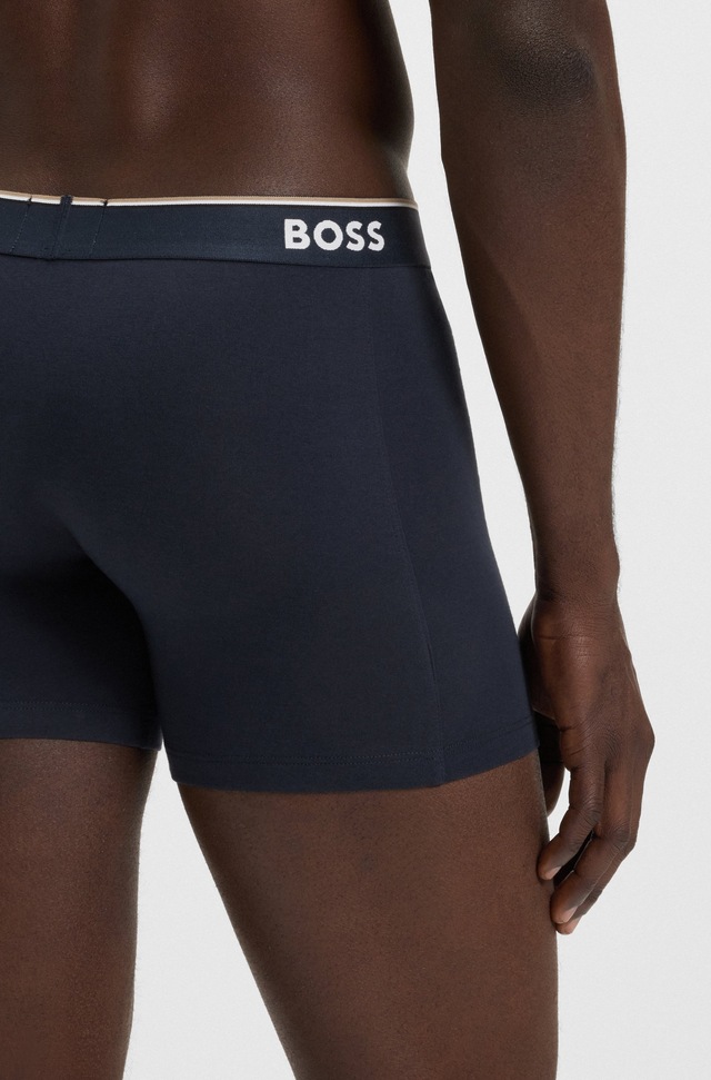 BOSS Boxer »Boxer 3 PACK« mit farblich passendem Webbund