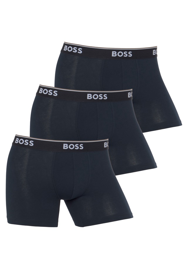 BOSS Boxer »Boxer 3 PACK« mit farblich passendem Webbund