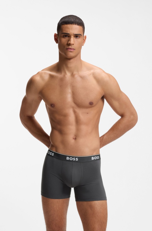 BOSS Boxer »Boxer 3 PACK« mit farblich passendem Webbund