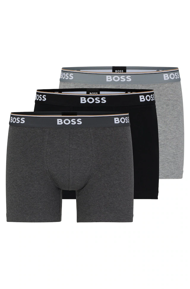 BOSS Boxer »Boxer 3 PACK« mit farblich passendem Webbund