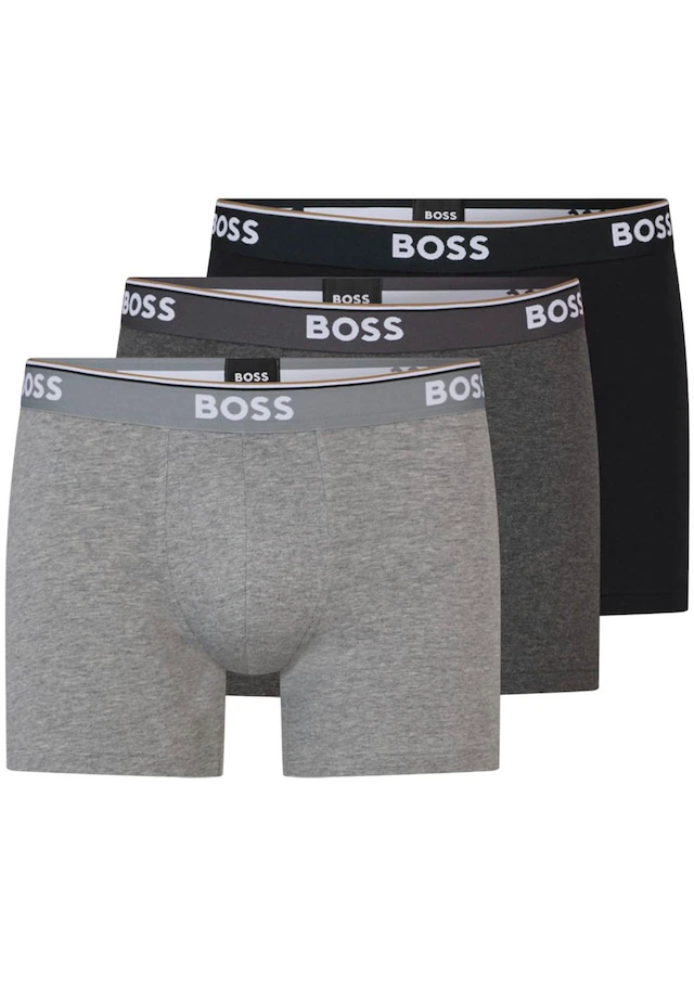 BOSS Boxer »Boxer 3 PACK« mit farblich passendem Webbund