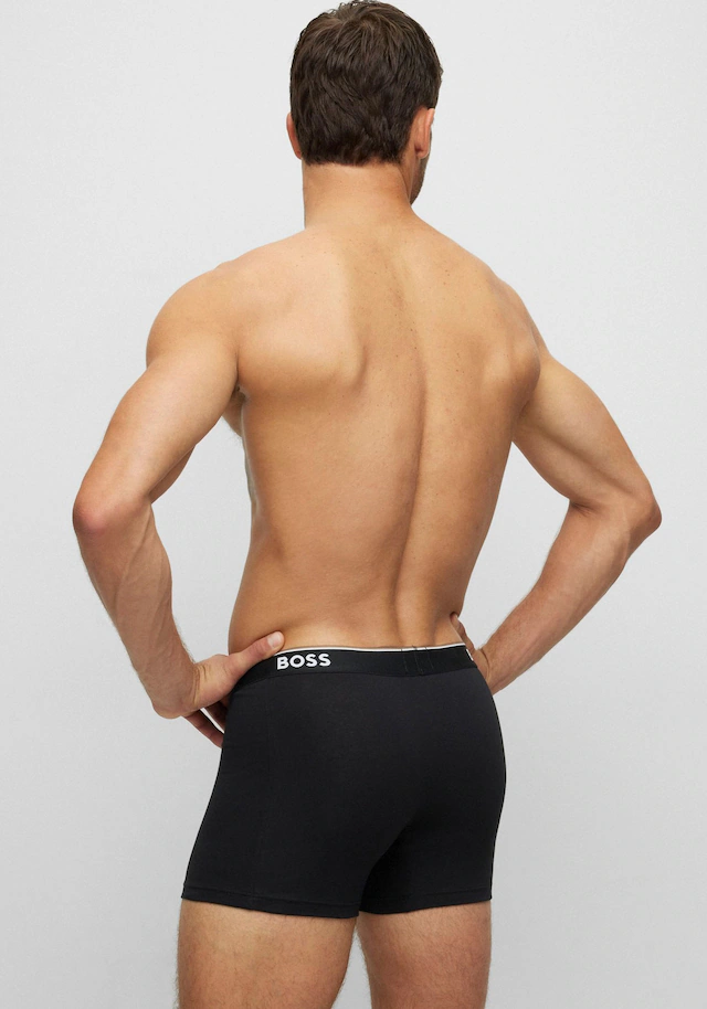 BOSS Boxer »Boxer 3 PACK« mit farblich passendem Webbund