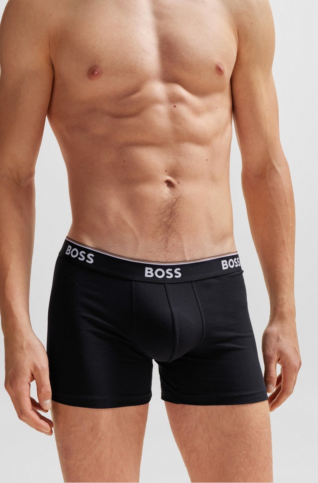 BOSS Boxer »Boxer 3 PACK« mit farblich passendem Webbund