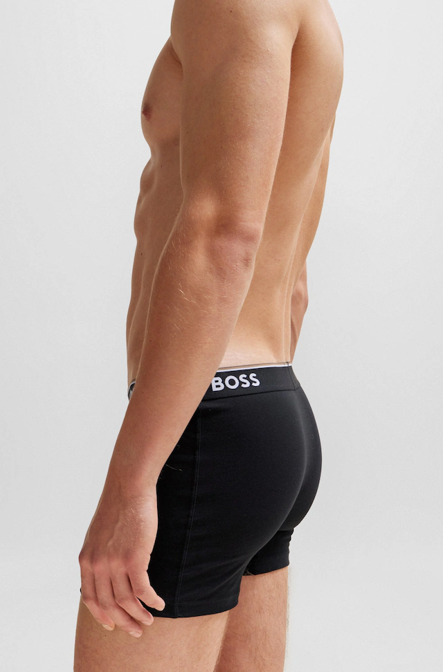BOSS Boxer »Boxer 3 PACK« mit farblich passendem Webbund