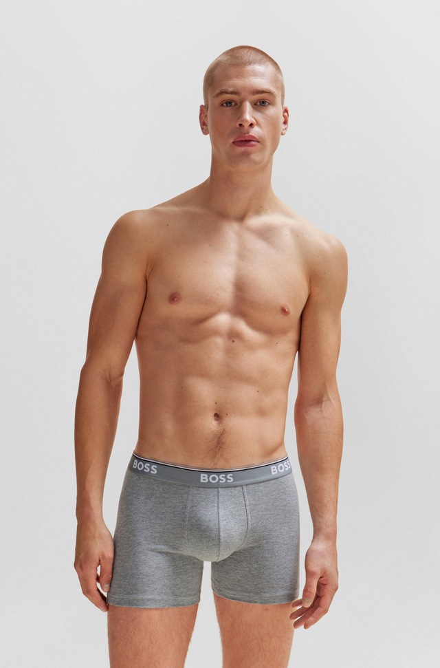 BOSS Boxer »Boxer 3 PACK« mit farblich passendem Webbund