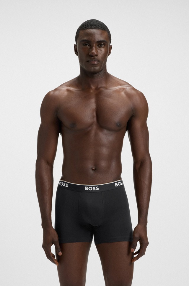 BOSS Boxer »Boxer 3 PACK« mit farblich passendem Webbund