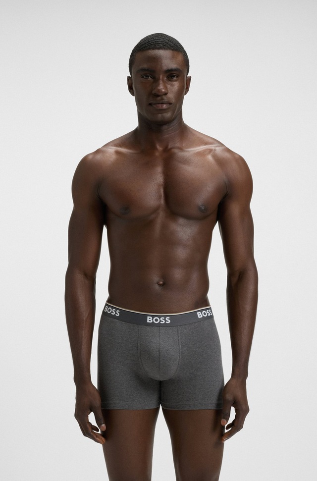 BOSS Boxer »Boxer 3 PACK« mit farblich passendem Webbund