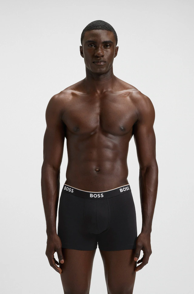 BOSS Boxer »Boxer 3 PACK« mit farblich passendem Webbund