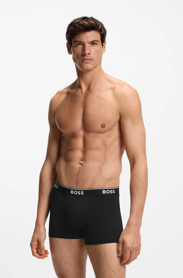 BOSS Boxer »Boxer 3 PACK« mit farblich passendem Webbund