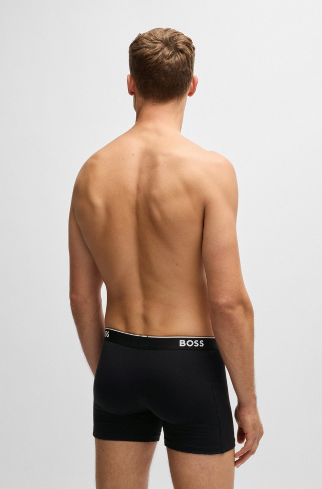 BOSS Boxer »Boxer 3 PACK« mit farblich passendem Webbund