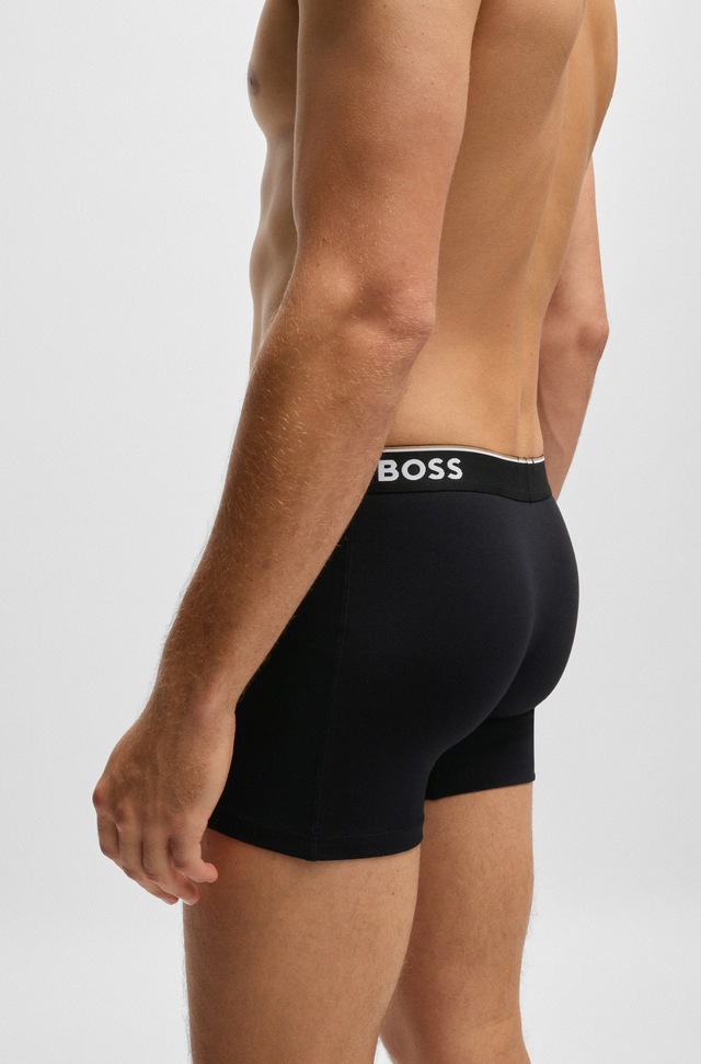 BOSS Boxer »Boxer 3 PACK« mit farblich passendem Webbund