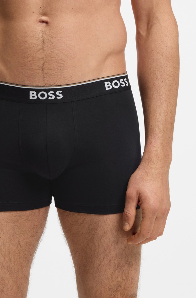 BOSS Boxer »Boxer 3 PACK« mit farblich passendem Webbund