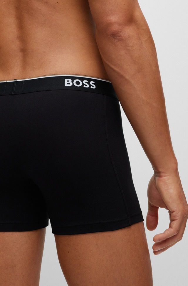 BOSS Boxer »Boxer 3 PACK« mit farblich passendem Webbund