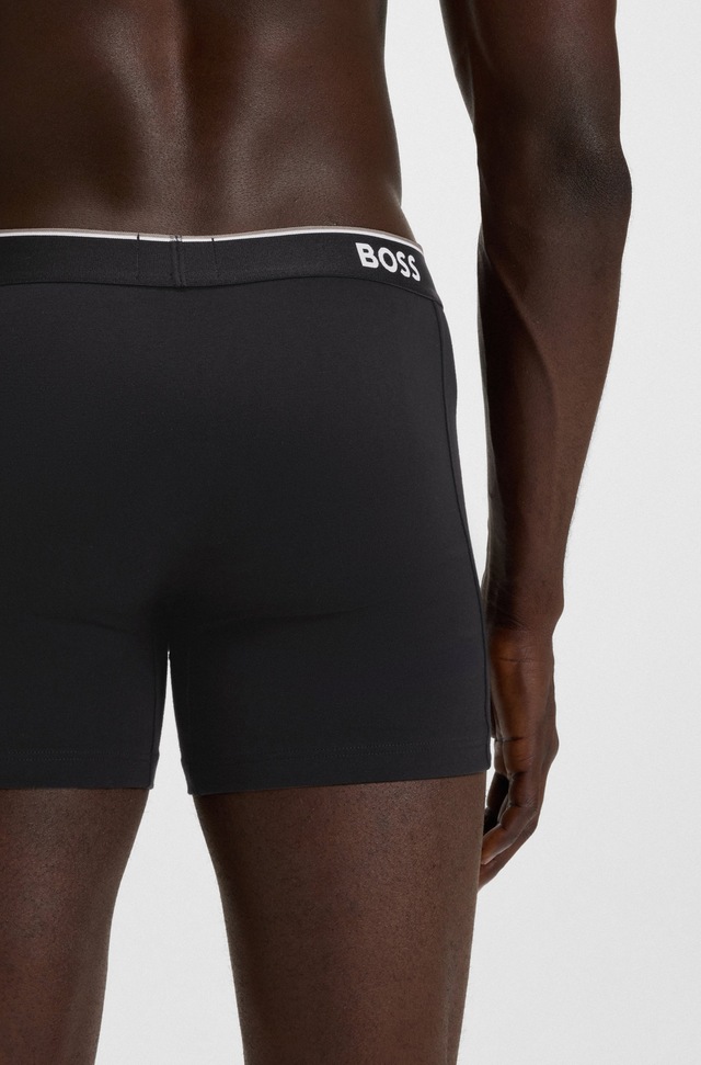BOSS Boxer »Boxer 3 PACK« mit farblich passendem Webbund