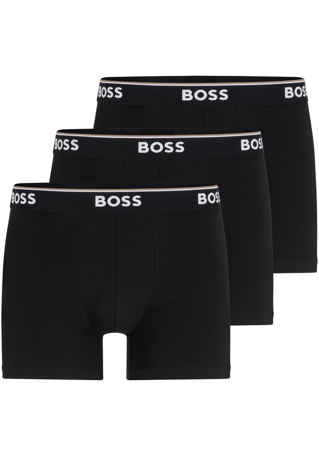 BOSS Boxer »Boxer 3 PACK« mit farblich passendem Webbund