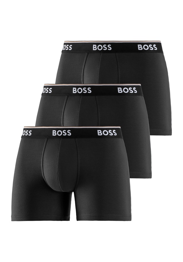 BOSS Boxer »Boxer 3 PACK« mit farblich passendem Webbund